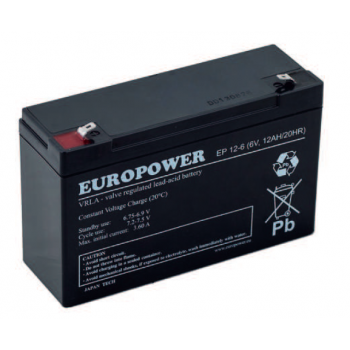 EUROPOWER EP 12-6 (6V 12Ah)